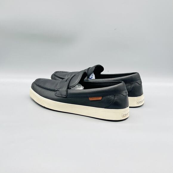 Cole Haan Shoes Mens 8.5 Black Leather Nantucket Penny Loafers Slip On Comfort main image 10